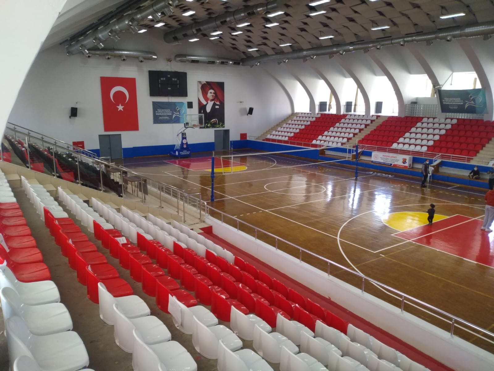 Atatürk Spor salonu ip kamera sistemi projesi