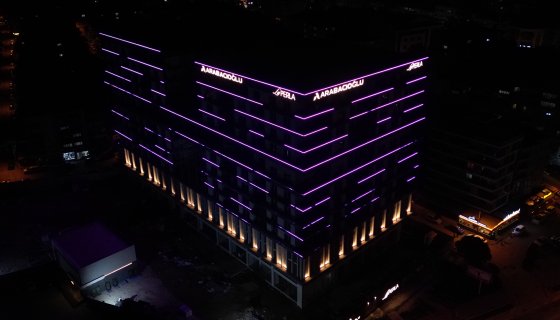 Dış cephe led animasyon aydınlatma